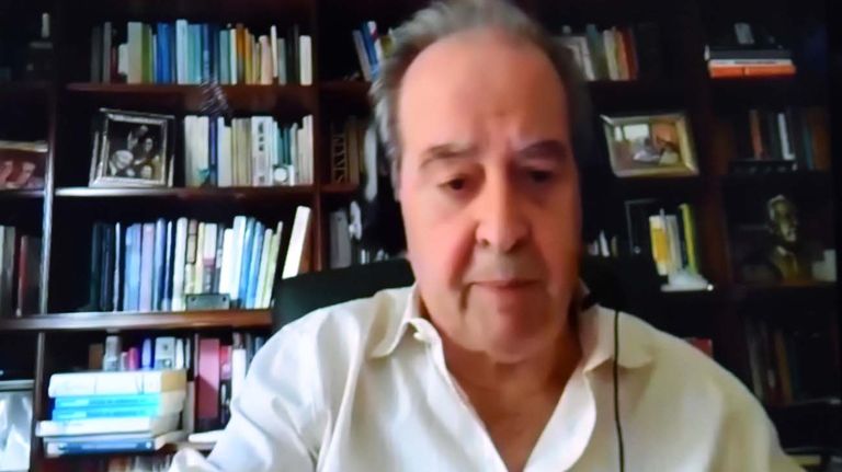 José Luis Machinea, en la entrevista con Jorge Fontevecchia.