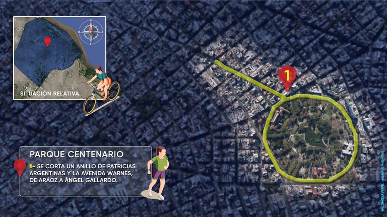 Circuitos para salir a correr.