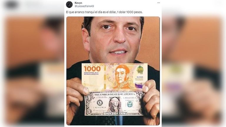 Memes dólar mil pesos