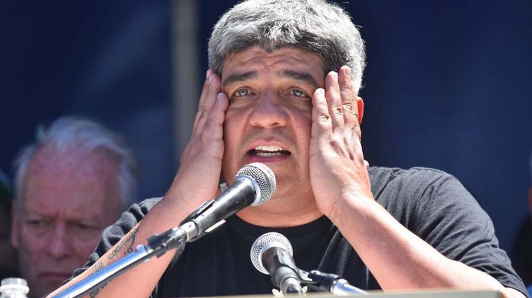 Paro de la CGT palco