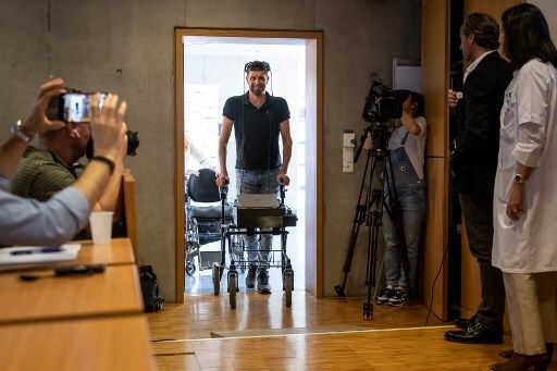 Gert-Jan, el paciente parapléjico que volvió a caminar