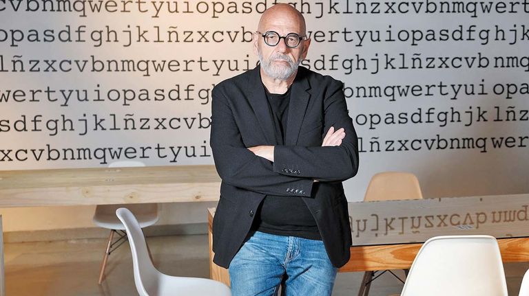 Javier Grosman, en la entrevista con Jorge Fontevecchia.