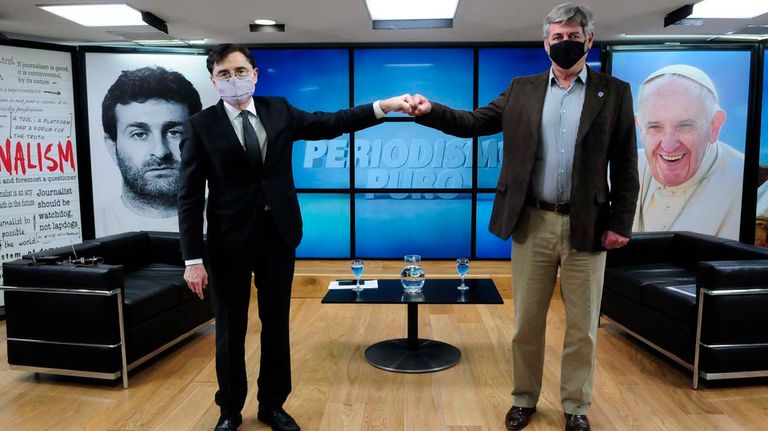 Nicolás Pino, en la entrevista con Jorge Fontevecchia.