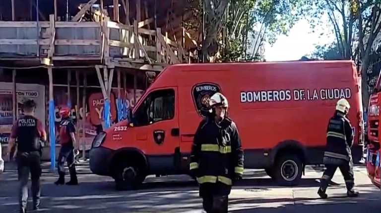 Derrunbe de obra en construccion en Palermo 20240301