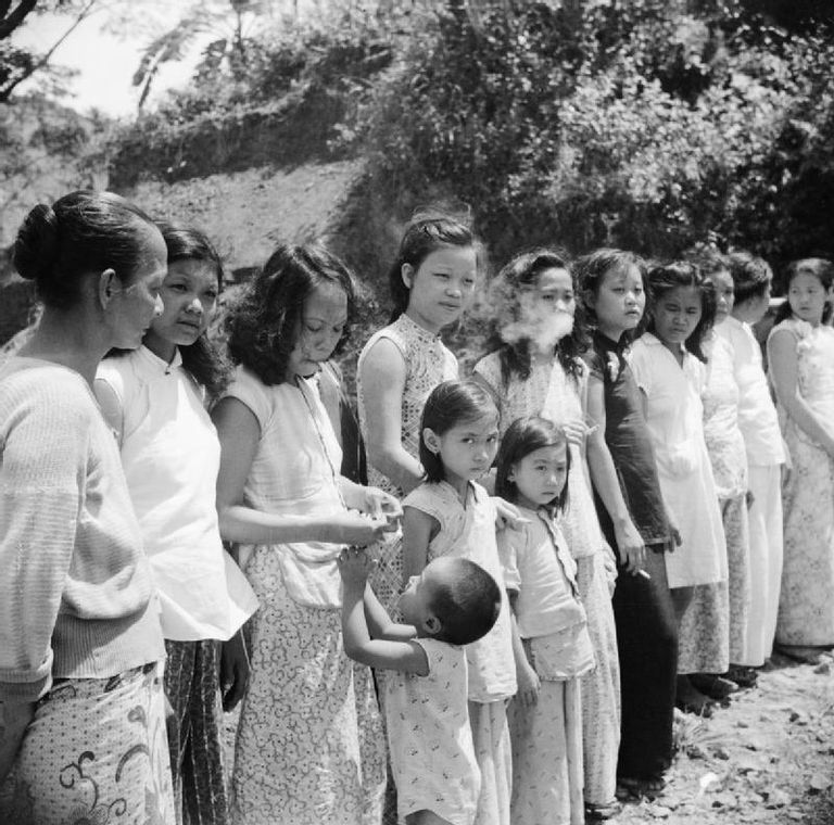 Niñas de la guerra