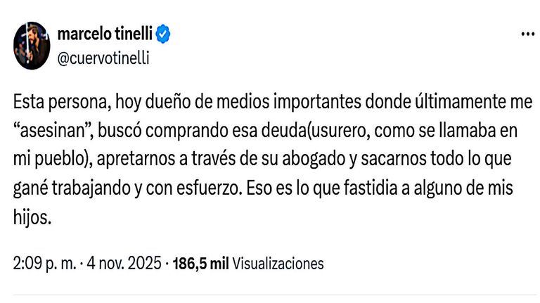 Marcelo Tinelli X 20251104