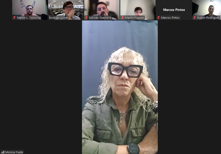 Monica Frade, entrevista por Zoom (usba)