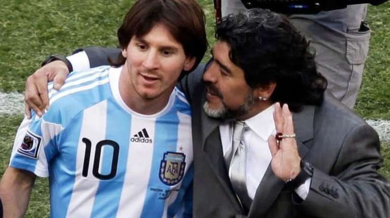 Messi Maradona