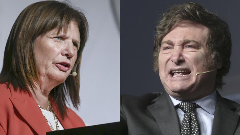 Javier Milei y Patricia Bullrich