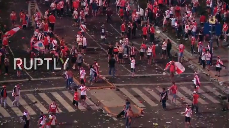 violencia obelisco superclasico