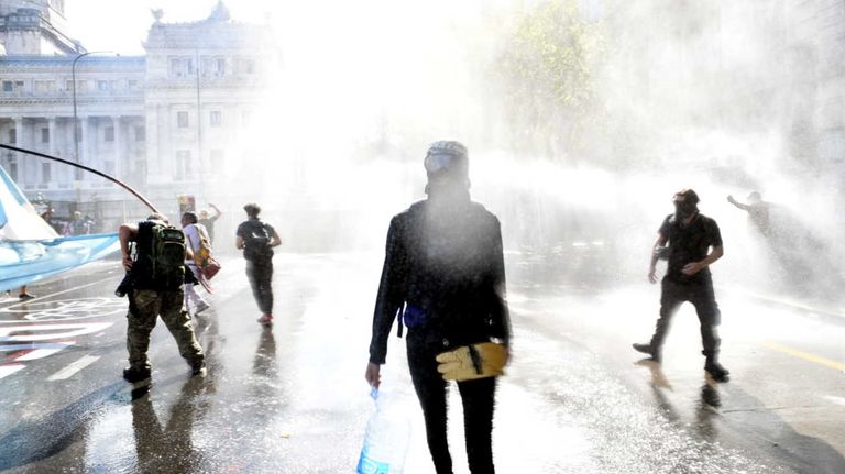 Marcha fuera del Congreso, reforma laboral 20260219