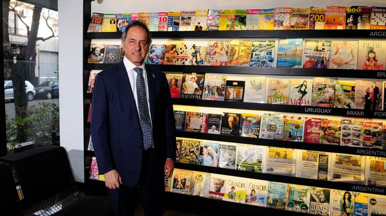 Daniel Scioli, en la entrevista con Jorge Fontevecchia.