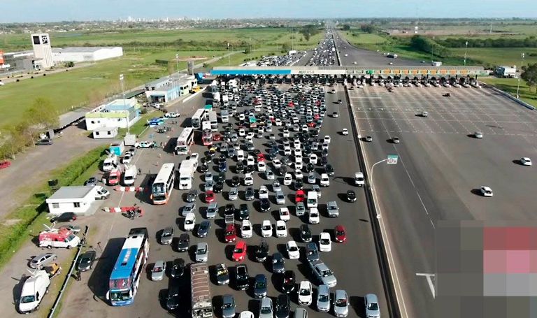 peaje de Hudson de la Autopista La Plata-Buenos Aires