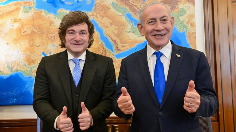Milei se reunió con Netanyahu durante su visita a Israel en medio de la guerra