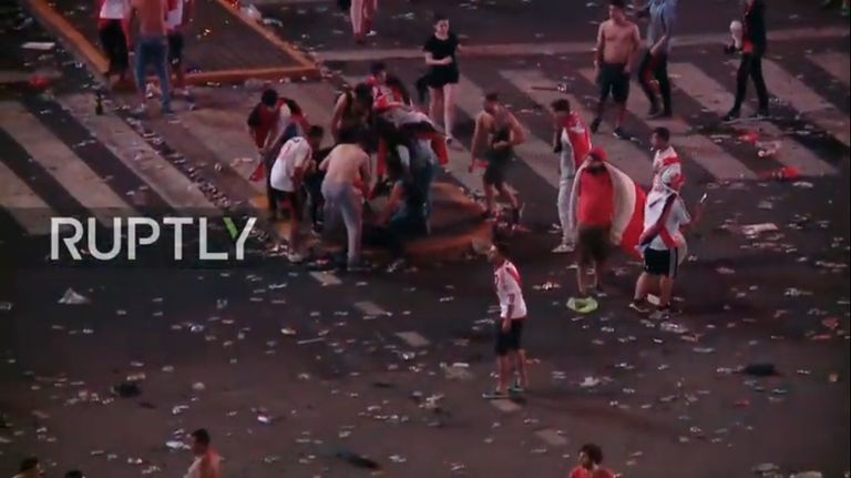 violencia obelisco superclasico