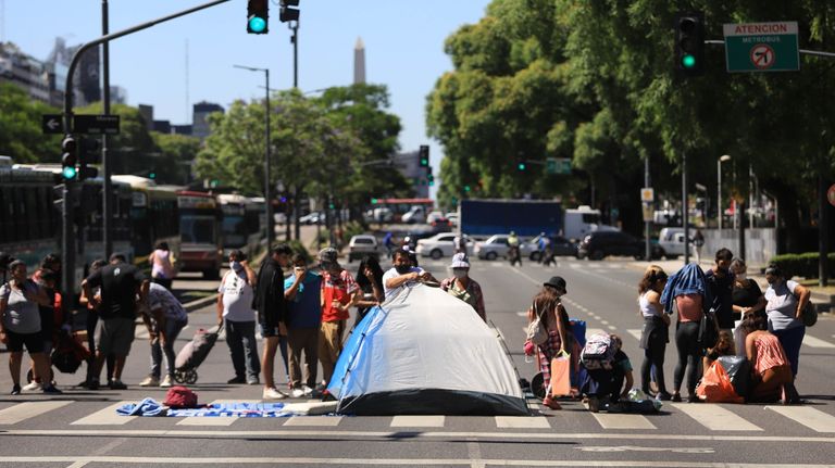 Protestas de la Tupac Amaru.