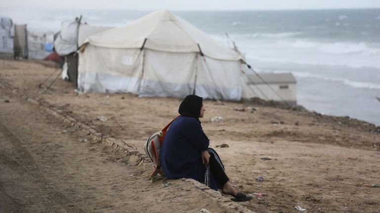 Refugiada palestina en Gaza