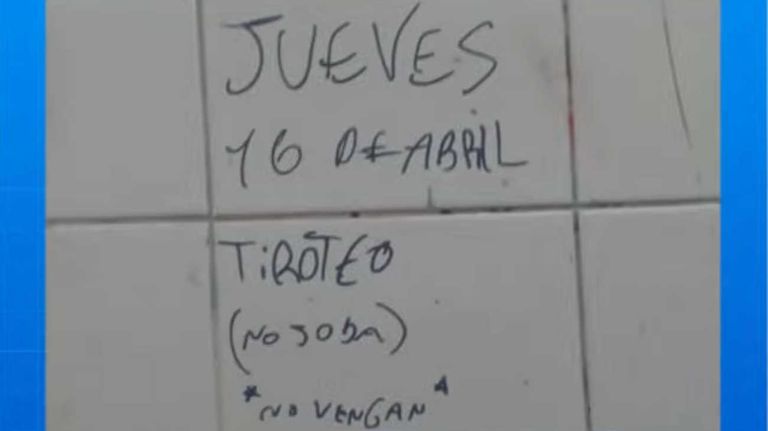 Amenazas de tiroteos en escuelas 20260415