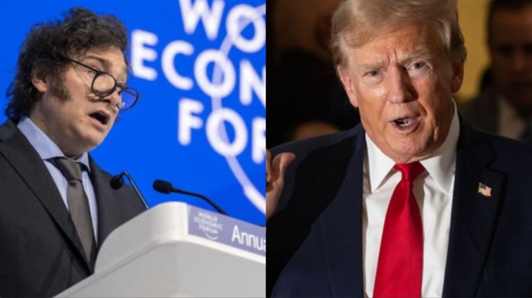 Donald Trump a Milei