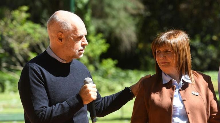 Patricia Bullrich y Horacio Rodriguez Larreta
