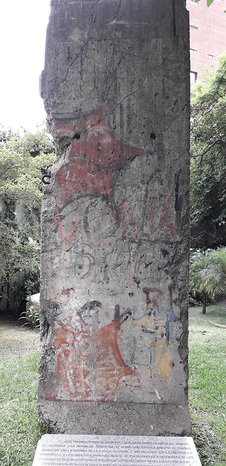 Muro de Berlín en Cancillería 20221005