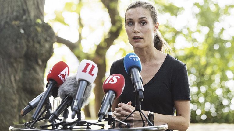 Sanna Marin, la primera ministro de Finlandia 20220823