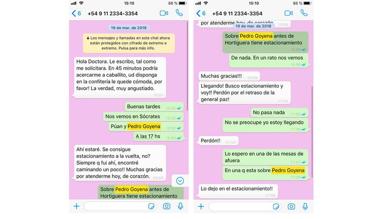 caso dalessio mensajes garavano