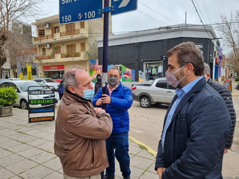 Ritondo con Seal y Dopazo
