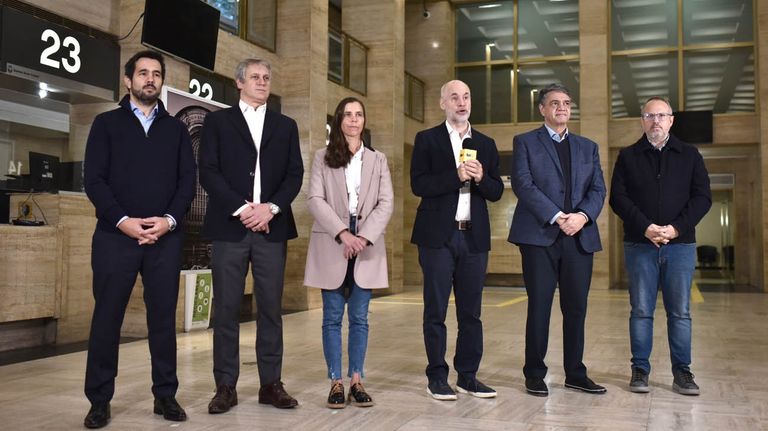 Horacio Rodríguez Larreta en anuncio gestión de tasas y habilitaciones