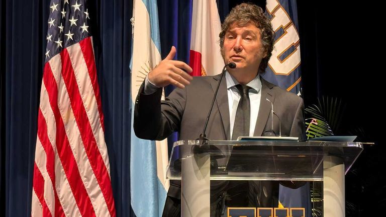 El Presidente Javier Milei 20240411