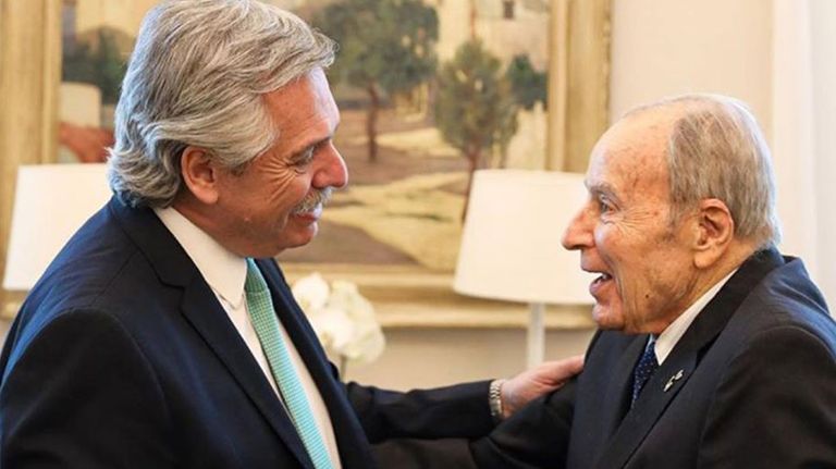 Alberto Fernández y Domingo Liotta