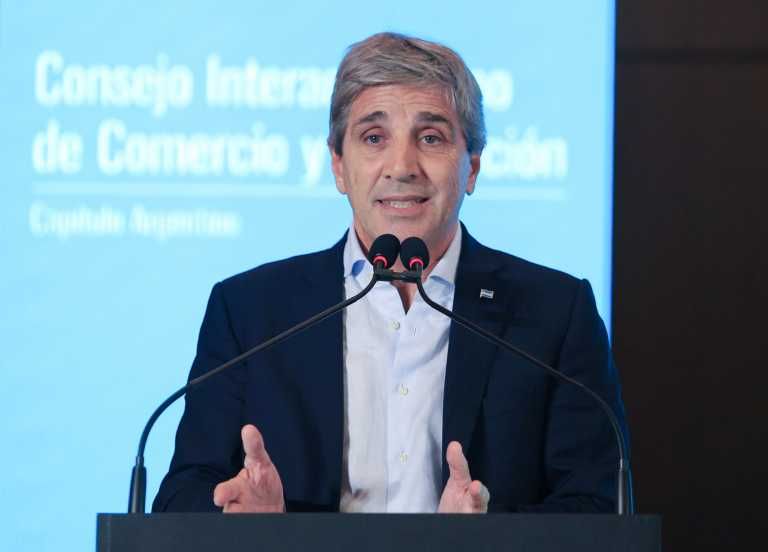 El ministro de Econmia Luis Caputo