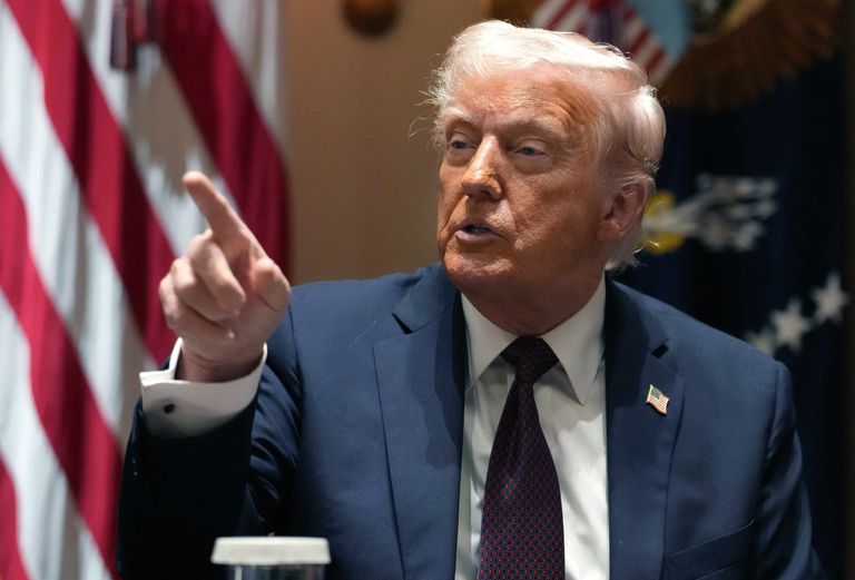 President Trump Holds A Cabinet Meeting At The White House