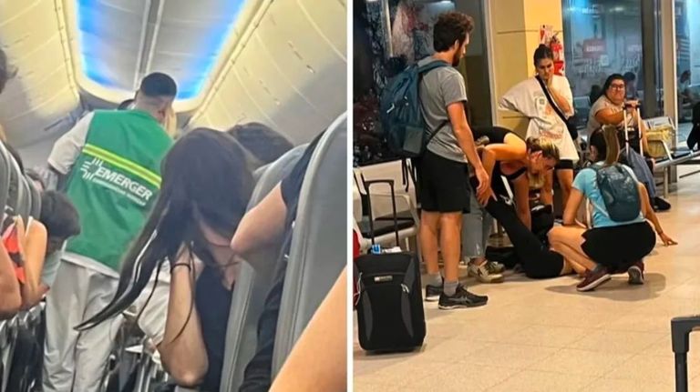 Pánico en un vuelo de Aerolíneas Argentinas que tuvo que aterrizar de emergencia