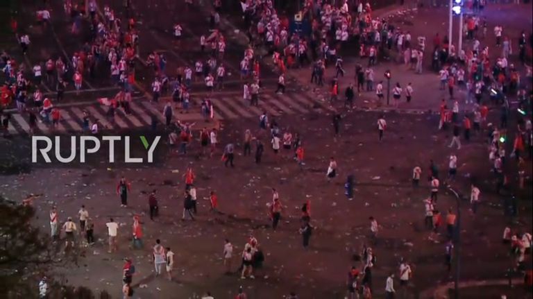 violencia obelisco superclasico