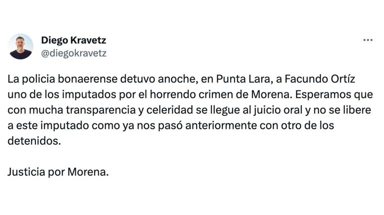 Detienen al presunto asesino de Morena Domínguez a cinco semanas del crimen