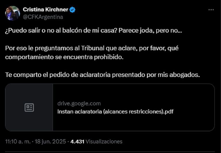 Cristina Kirchner