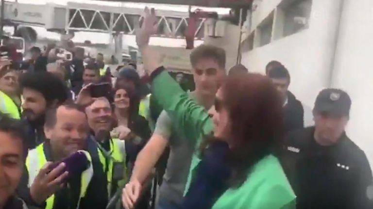 Cristina Fernández viaja a Cuba 20191101