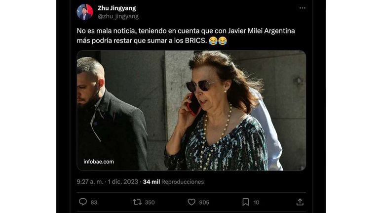 Zhu Jingyang, embajador de China en Colombia