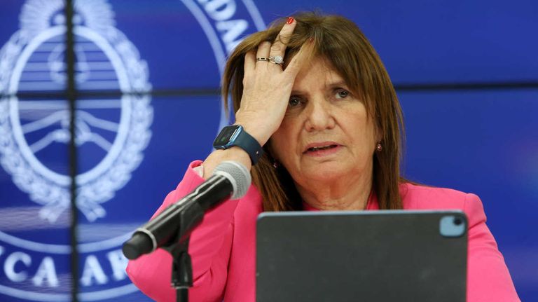 La ministra de seguridad, Patricia Bullrich 20231214