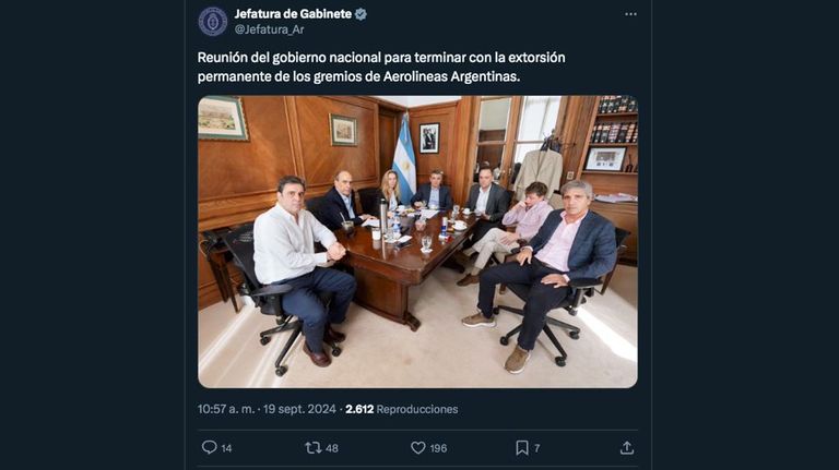 Reunion de gabinete