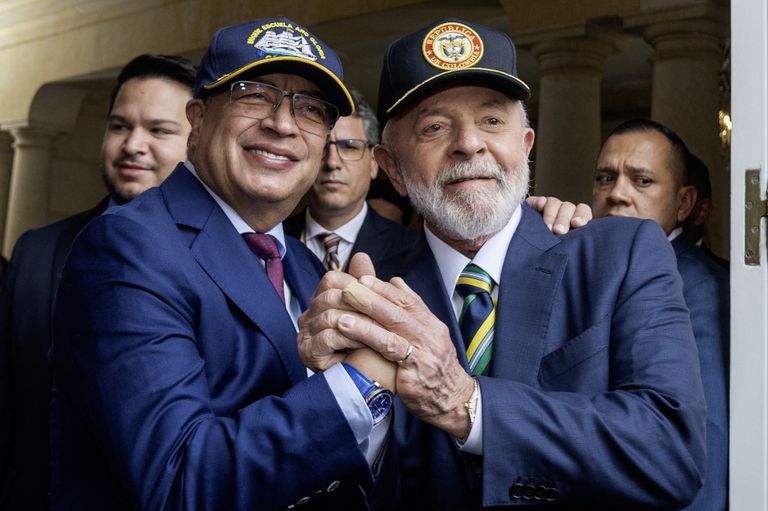 Gustavo Petro y Lula da Silva