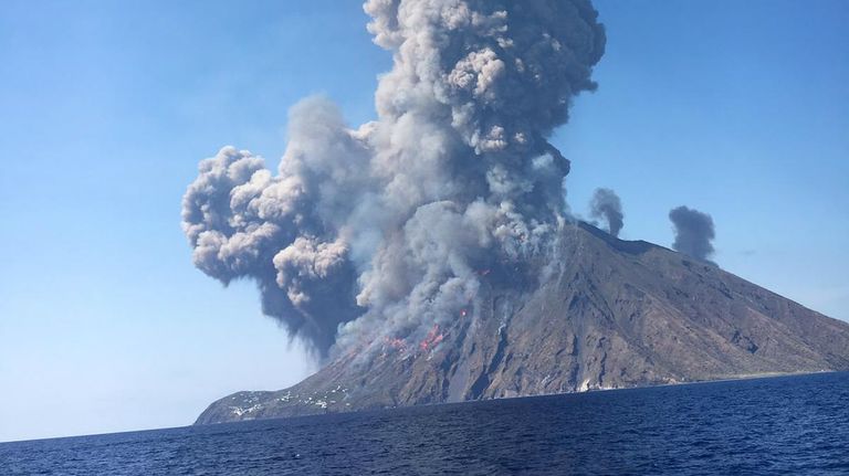 volcan stromboli italia