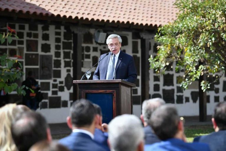 El presidente Alberto Fernández en Tucumán.
