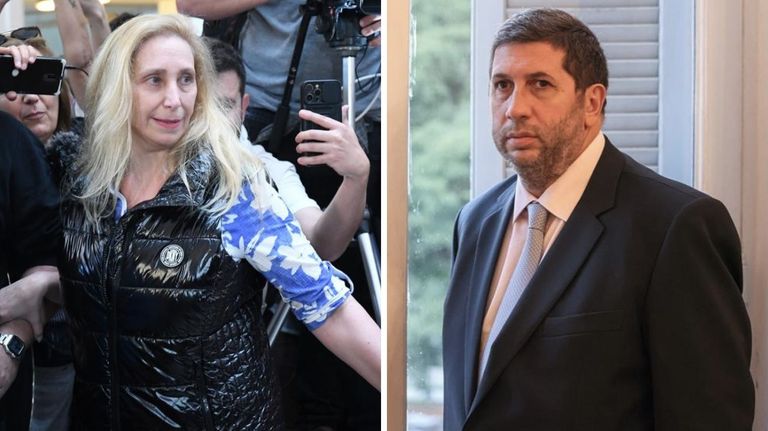 Karina Milei y Juan Manuel Olmos 20231118