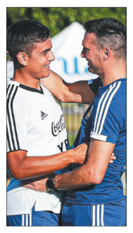 Scaloni y Dybala