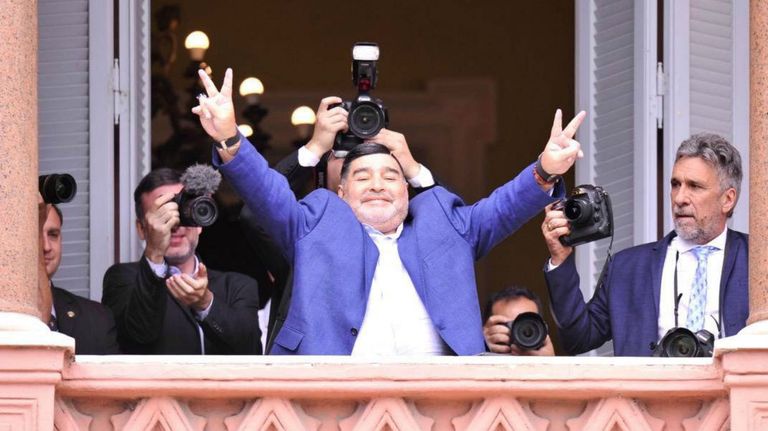 maradona casa rosada telam perfil 26122019