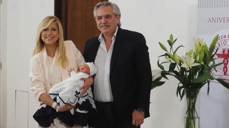 Declaraciones del presidente y la primera dama tras el nacimiento de su hijo Francisco 20220414