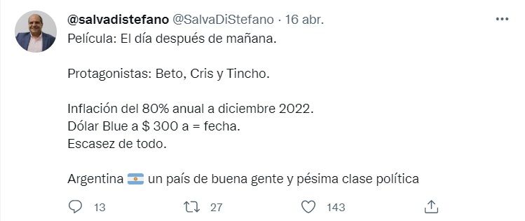 tweet Di Stefano