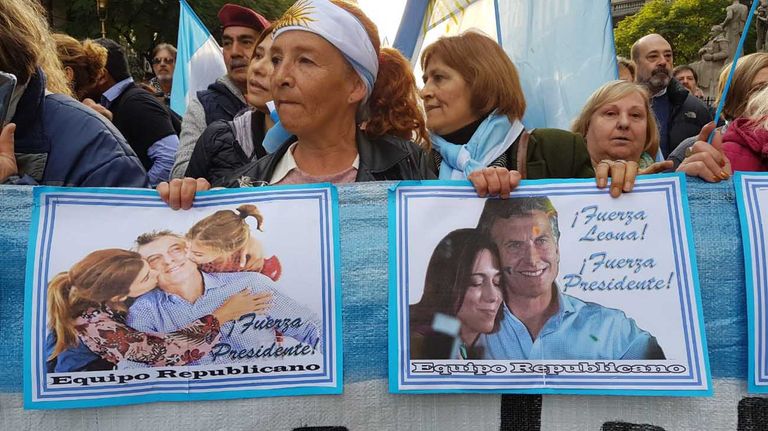 Marcha apoyo Mauricio Macri g1 24082019